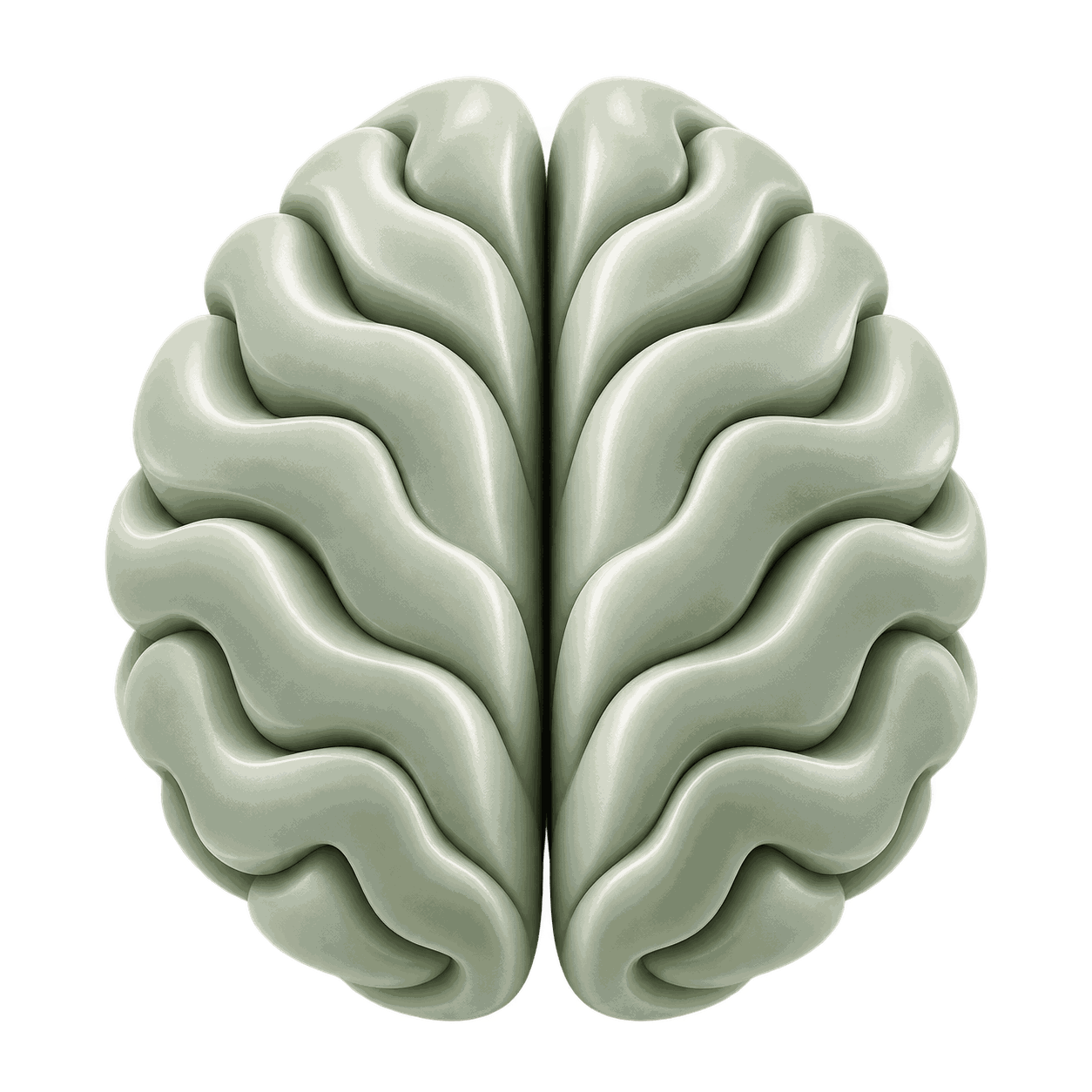Abstract sculptural brain representing the persuasion model
